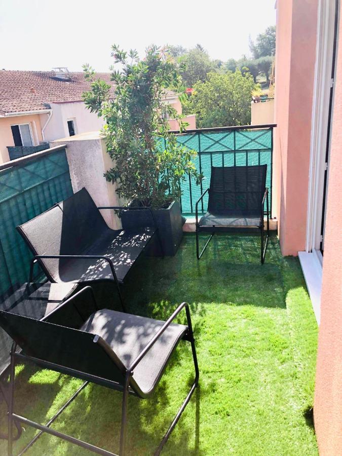 Les Jardins Des Senteurs - Appartement Prive Avec Piscine Et Parking Грасс Екстер'єр фото